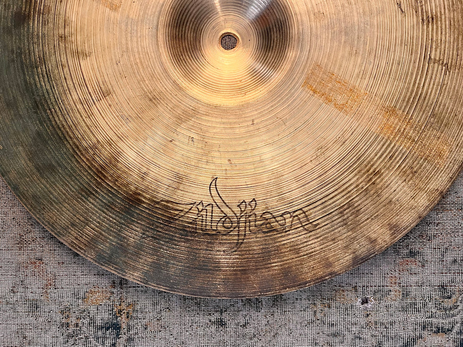 RARE Vintage Zildjian 16” FACTORY STAMPED MEDIUM RIDE 1150 g Tight Controlled SEMI-DRY Responsive!