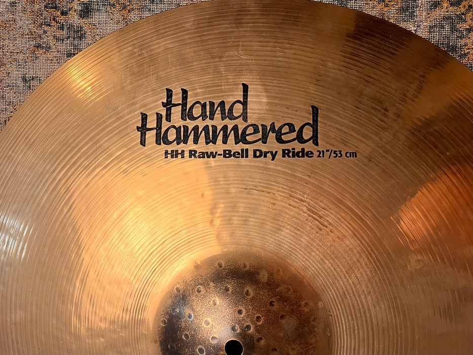 Sabian HH RAW BELL DRY Ride 21" 3546 g PERFECT SHAPE!  BRILLIANT! Why Pay $650???