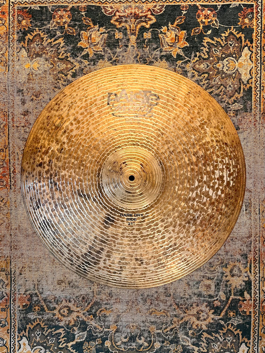 1st Yr PAISTE MASTERS TWENTY DARK DRY RIDE 21” 2795 g Hard to Find Don’t Pay $710! Dry Complex!