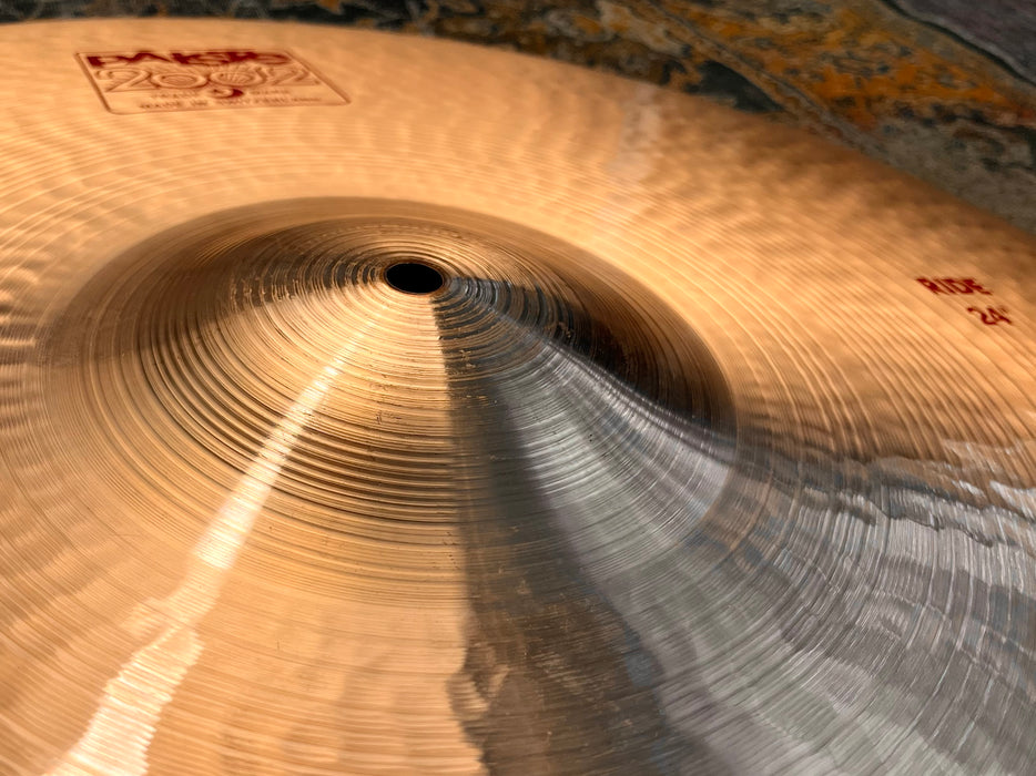 PAISTE 24” 2002 Ride 3888 g 2 FOOT GOLIATH CLASSIC Tone! Don’t Pay $650!! Clean!