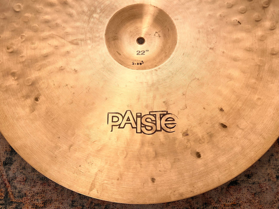 VINTAGE PAISTE Sound Creation 22” DARK RIDE 3184 g THE FAMOUS PAISTE! DeJohnette! CLEAN!