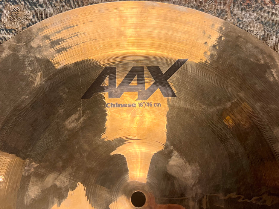 Super MELLOW Sabian BRILLIANT AAX  China 18” Pang like 1164 g Lower Pitched! NOT $350!