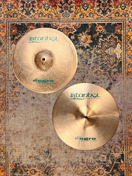 BRUSHED Finish Istanbul Mehmet Horacio EL Negro Hernandez 13” Hihats 940 1092 g TIGHT Clean!