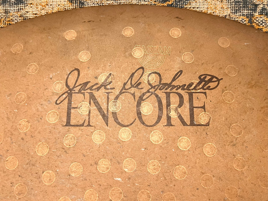 RARE Sabian Jack DeJohnette Encore Ride 22” 3620 g ULTRA DRY! Supreme Definition!