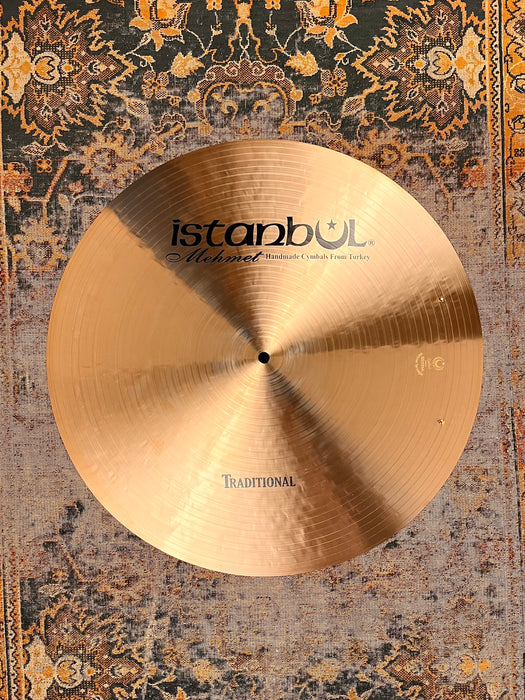 Rare DARK WARM ISTANBUL Mehmet 20" FLAT RIDE 1858 g Sizzle Controlled Ultra Smooth! Incredible!