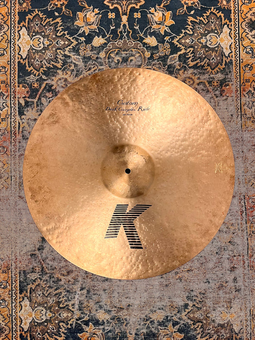 DARK DRY Discontinued Zildjian K Custom DARK COMPLEX 21” Ride 2570 g SUPER CLEAN! Amazing