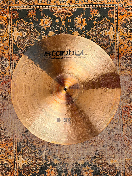 RARE THIN ISTANBUL Mehmet 24” BIG RIDE Jazz Only 2595 g MINT! Absolutely GLORIOUS!