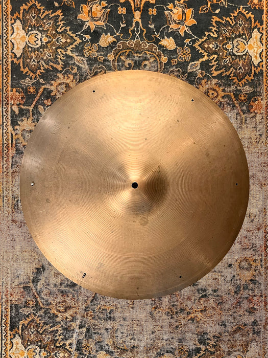 Rare 1960s Vintage Zildjian FACTORY SIZZLE 20” Ride 2239 g LIGHT COMPLEX! Stamped “SIZZLE”