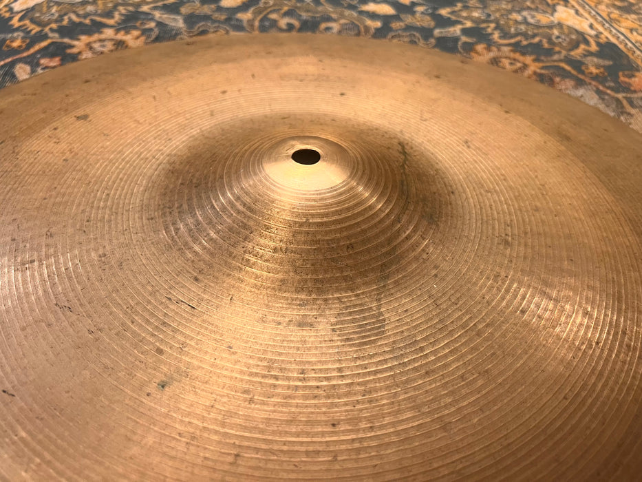 Rare 1960s Vintage Zildjian FACTORY SIZZLE 20” Ride 2239 g LIGHT COMPLEX! Stamped “SIZZLE”
