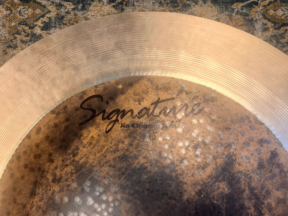 Rare Sabian JIA FLAT CHINA 20” John Blackwell Jr. Signature 1786 g Mellow FAST! Clean