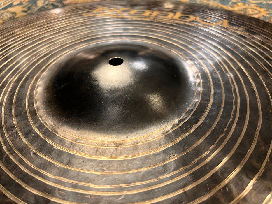 DRY DARK Istanbul Mehmet Kirkor K Ride 22" 2415 g PERFECT! Absolutely Stunning Black Gold Lathe!