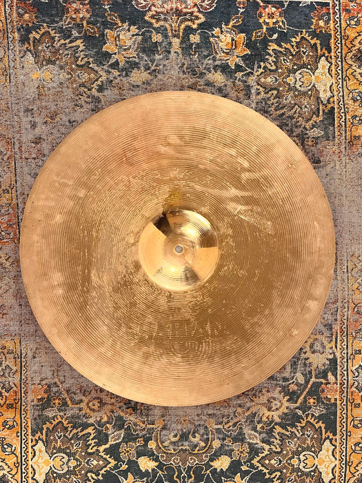 Unique ENGRAVED Vintage Sabian 21” Factory ROCK RIDE 3320 g AA Semi-Dry! Amazing Bell! Classic Tone!