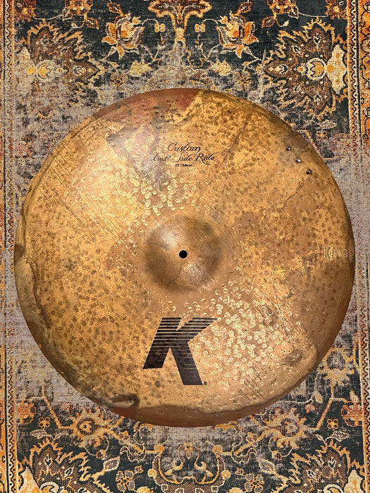 Rare DISCONTINUED Zildjian K Custom LEFT SIDE Ride SIZZLE 22” 2788 g CLEAN