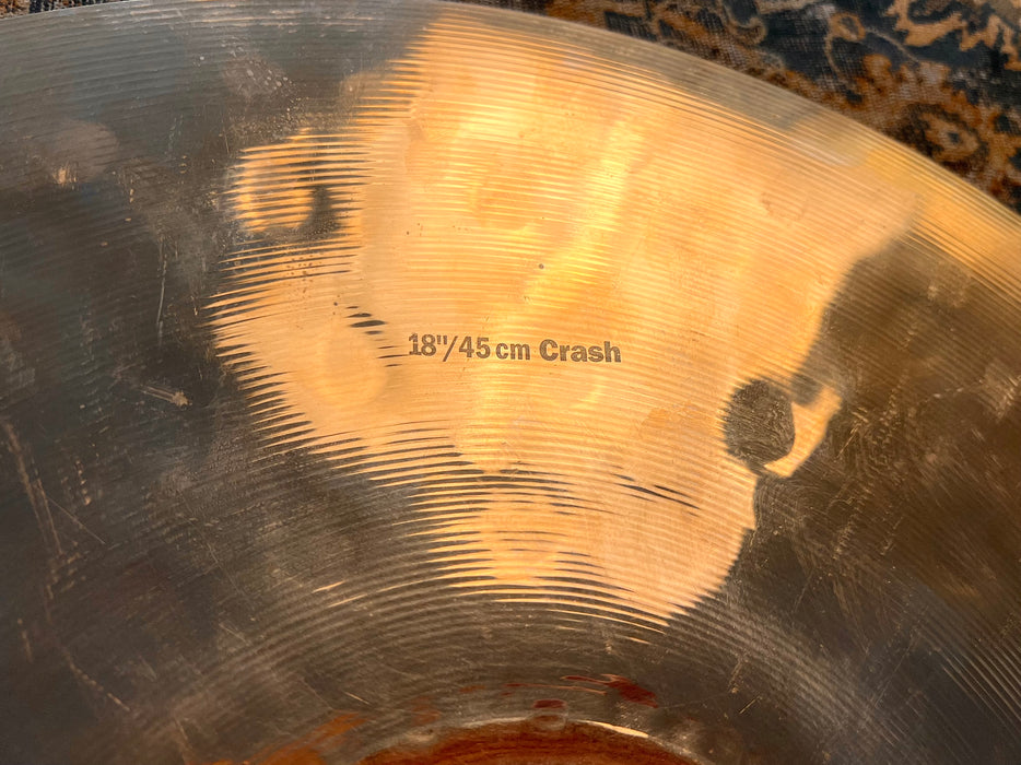ULTRA DARK Brilliant Sabian Early ARTISAN 18” Crash 1414 g CLEAN! Low Profile! Don’t Pay $600!