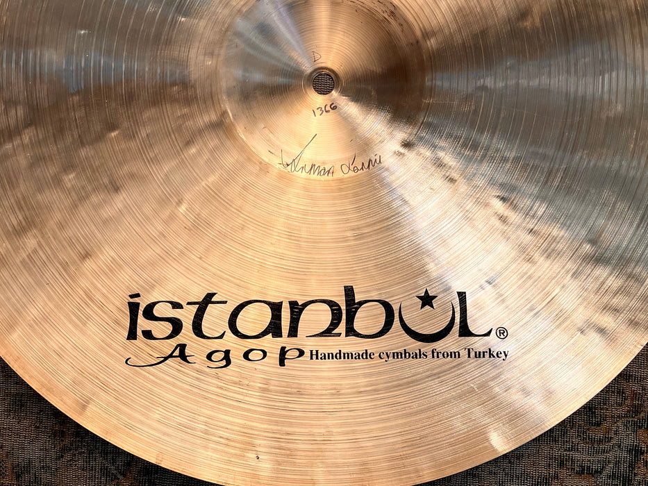 ISTANBUL AGOP Traditional DARK Crash 18” ONLY 1366 g PERFECT! Golden Glowing Dark! FULL!