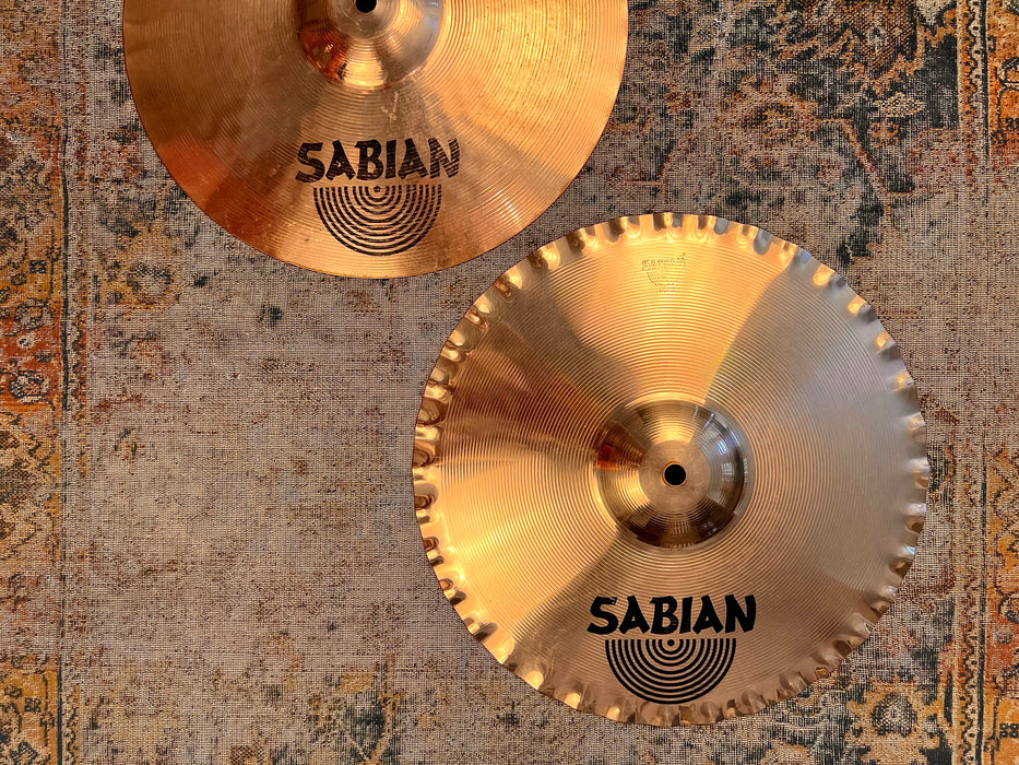 Sabian PROTOTYPE 2002 13” Sound Edge X-Celerator Hihats 821 1147 g CLEAN CRISP