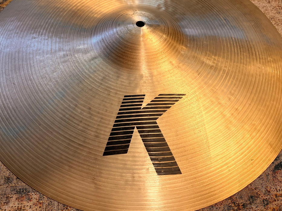 EARLY Zildjian K PRE AGED DRY LIGHT 20” Ride 2214 g CRASHABLE CLEAN! Very EARLY Model