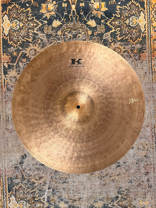 Zildjian KEROPE 20” Ride Crash 2188 g VERY DRY! Smooth CLEAN Amazing! Great Definition!