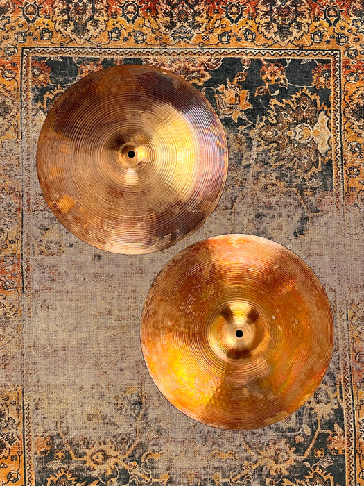 1960s Vintage Zildjian 14” Hihats 888 906 g RINGO Light Whipsy Classic 60s TONE! Complex!