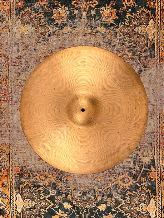 1960s Vintage Zildjian 20" Ride Crash 2654 g DRY SMOOTH And Versatile! CLASSIC 60s Zildjian