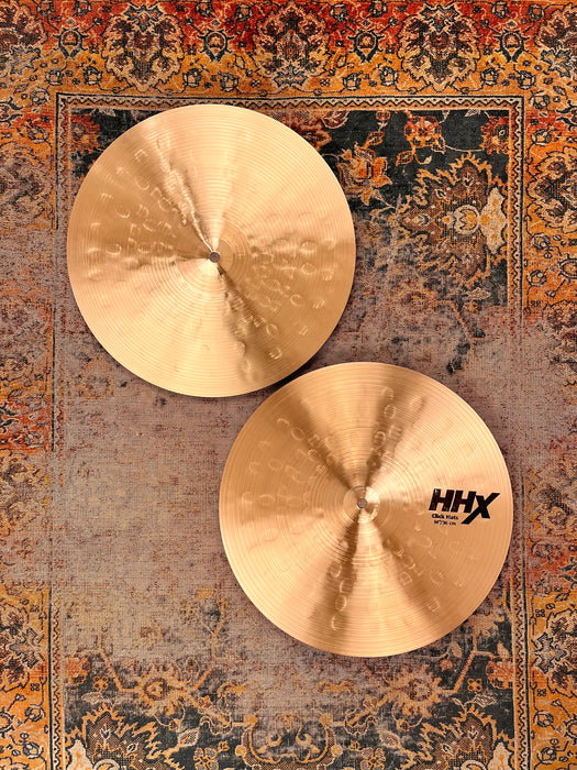 Sabian HHX CLICK HATS Hihats 14” 957 1258 g MINT! Duo Style! WHY Pay $655?? Beautiful!!!