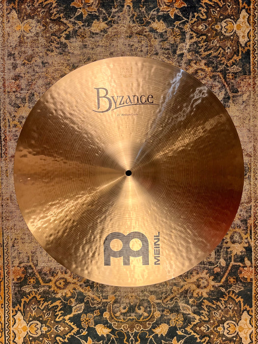 IMMACULATE In Bag Dark FULL Meinl BYZANCE Medium Crash 21” 2056 g MINT WHY PAY $480?