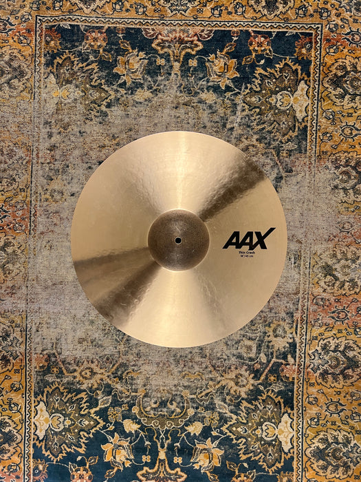 Sabian AAX THIN Crash 18” 1296 g IMMACULATE! Dark Shimmering! Sounds Amazing! Why Pay $360??