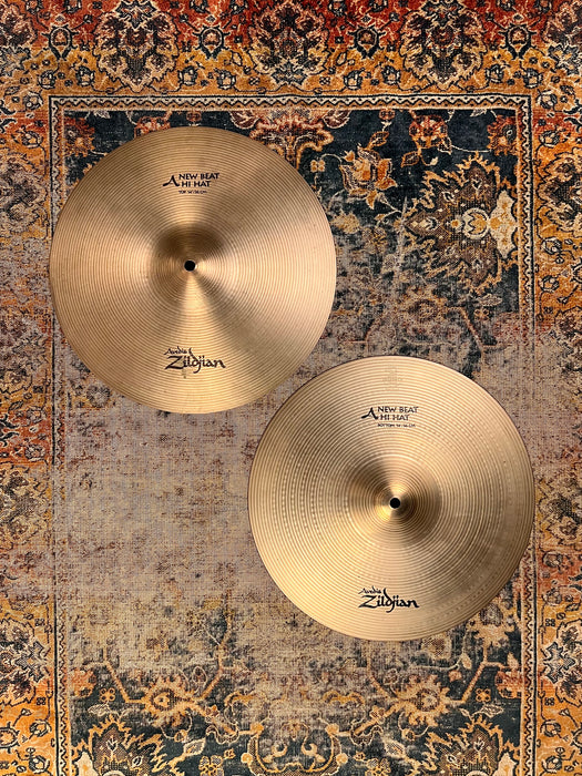 CLEAN CRISP SEMI-DARK Zildjian 14” NEW BEAT Hihats 1056 1442 g
