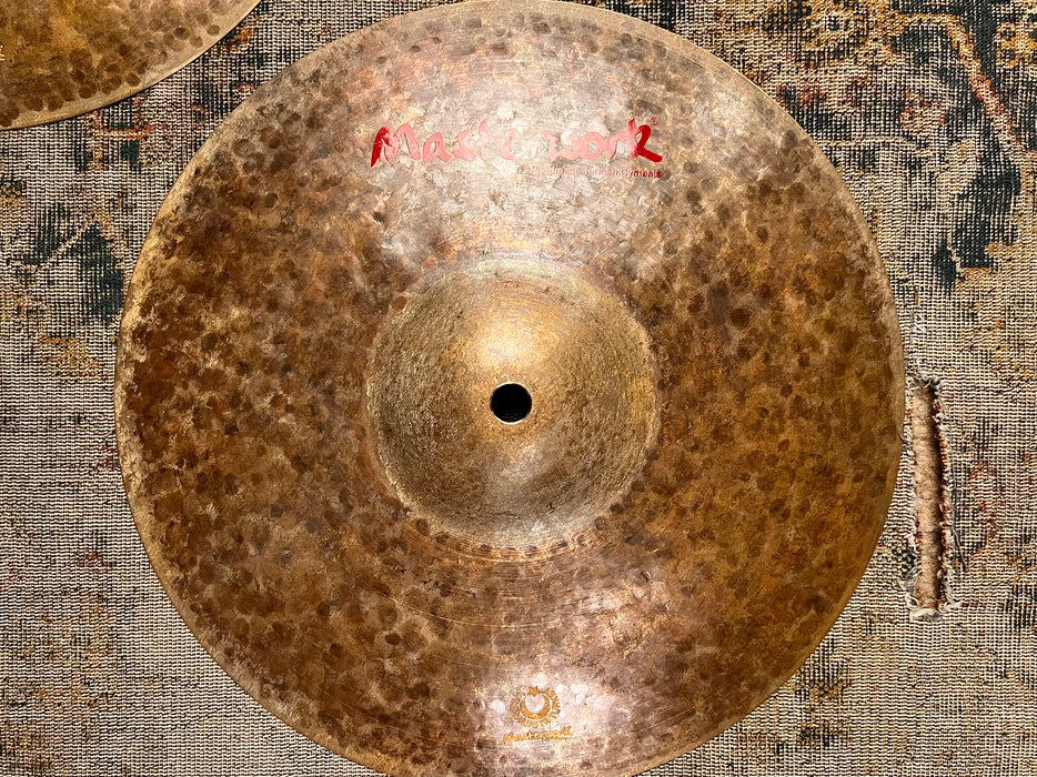 11” Prototype DRY Raw Unlathed Masterwork Splash TURK Hi Hats 312 408 g NEW