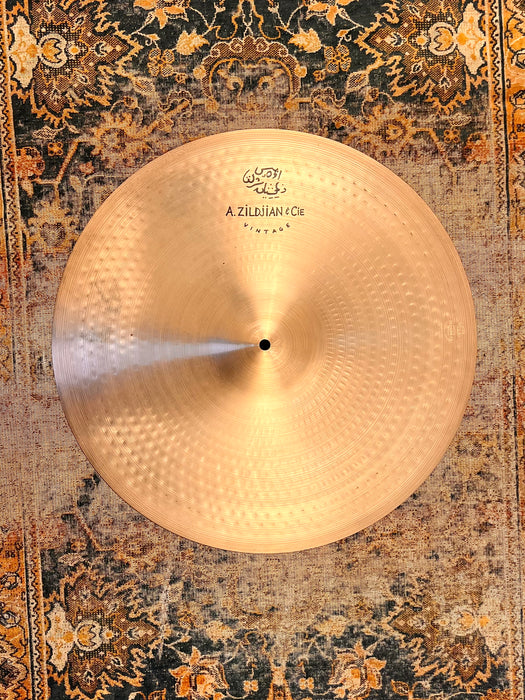 ZILDJIAN A & CIE "Vintage" 20" RIDE 1866 g 1st RUN! Stick + Warm Tone! CRASHABLE! Discontinued!