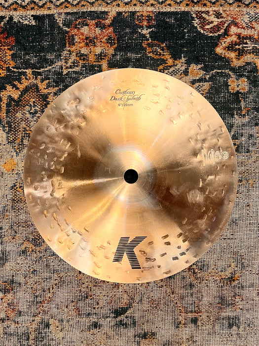 Zildjian K CUSTOM DARK Splash 8” 154 g PERFECT Don’t PAY $185! SUPER Fast