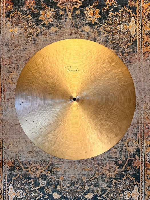 Paiste TRADITIONAL Light FLAT RIDE 20” 2028 g SEMI-DRY Controlled! Great! Don’t Pay $760!!