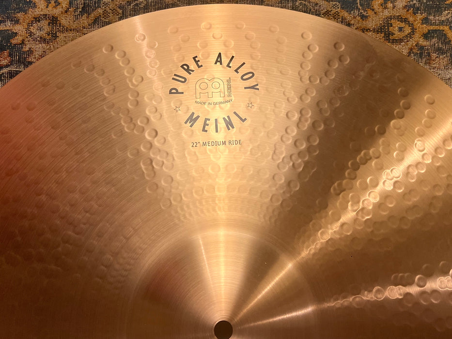 Immaculate DARK Meinl PURE ALLOY 22” Medium Ride 2738 g MINT IN BAG