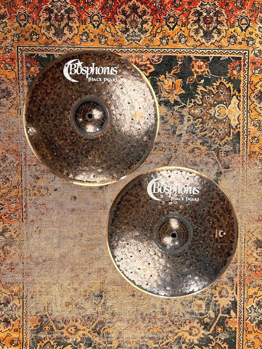 Dry Complex Bosphorus Black Pearl 14” Hihats 800 900 g PERFECT PAPERY! More Refined Turk Tone!