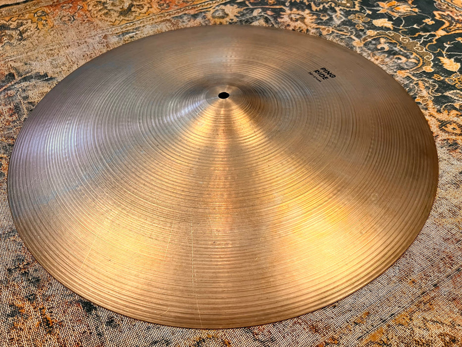 Vintage Zildjian PING Ride 20” 2814 g Strong Articulation CLEAN Tone! Don’t PAY $350!!