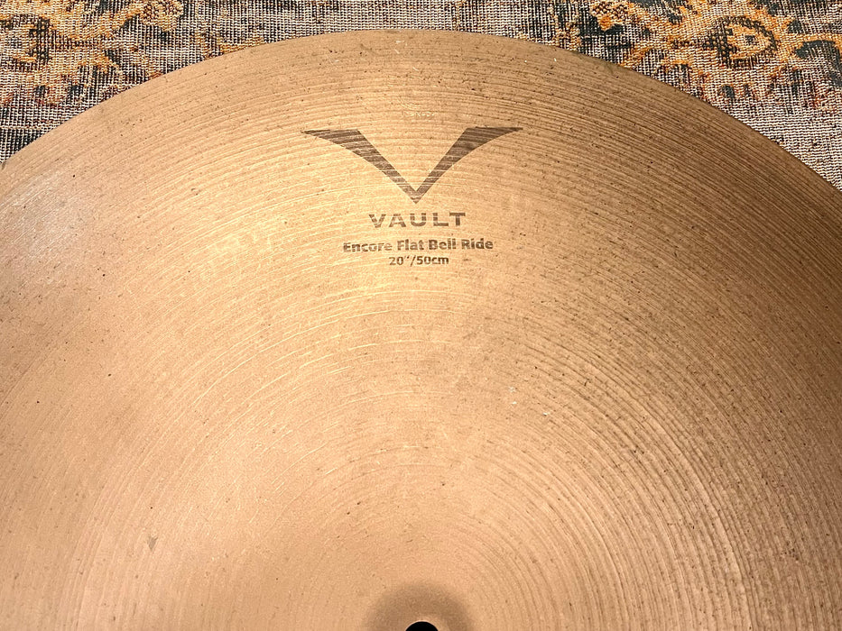 Rare Sabian HH Jack DeJohnette VAULT ENCORE FLAT RIDE 20” 2055 g DRY but BENDABLE