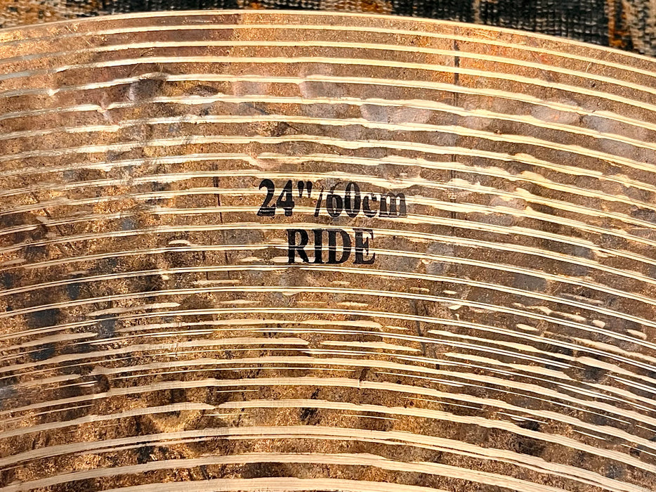 Rare ULTRA DARK MASSIVE ISTANBUL Mehmet 24” Ride Dark Crash 2897 g MC Jazz PERFECT!