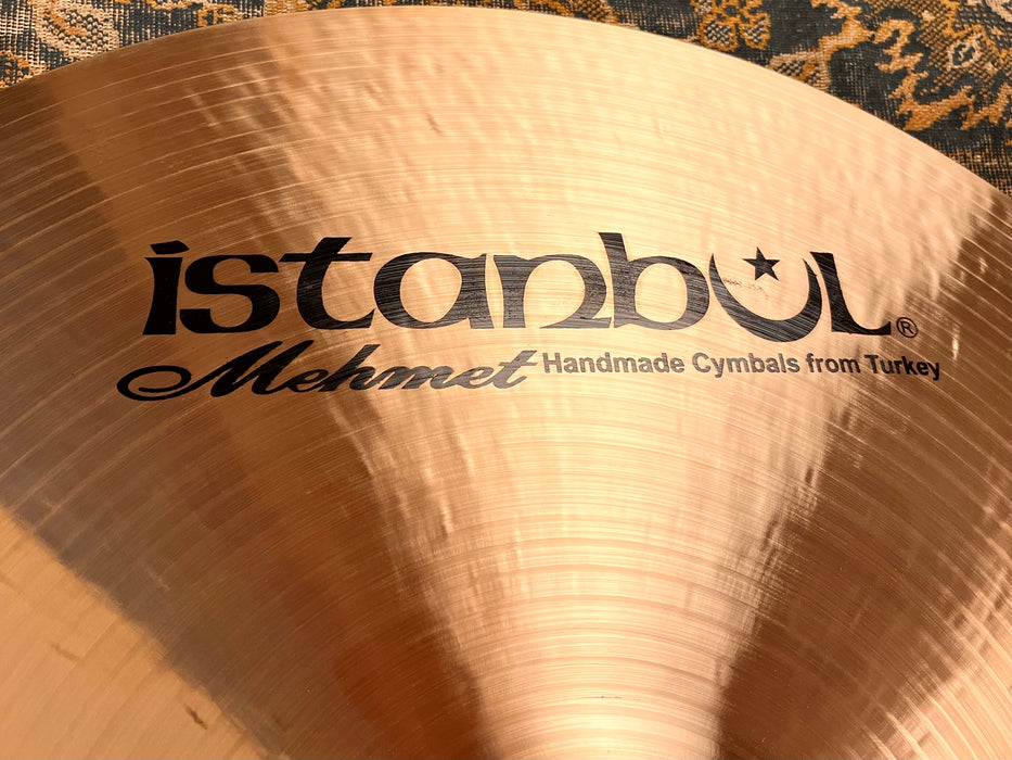 ISTANBUL Mehmet 24” Big Ride 3421 g Crash Ride DARK! VERSATILE! Glorious Amazing 2 Footer!