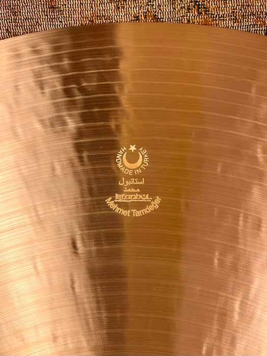 ISTANBUL Mehmet 24” Big Ride 3421 g Crash Ride DARK! VERSATILE! Glorious Amazing 2 Footer!