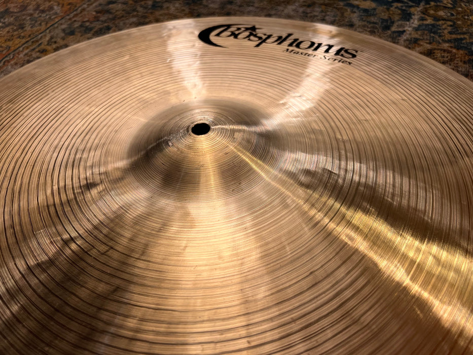 Super Light Complex Bosphorus MASTER 22” THIN Ride 1950 g Paper-Y Glowing IMMACULATE