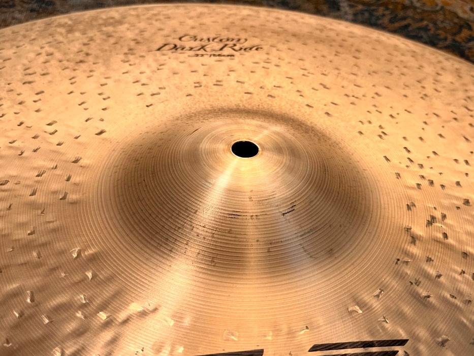 Zildjian K CUSTOM 22” DARK Ride 2820 g Gorgeous Balanced Tone! Great Definition! Don’t Pay $600!