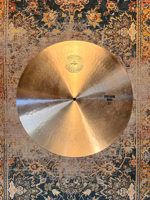 RARE Vintage Paiste SOUND CREATION 20” MELLOW Ride 2480 g Almost FLAT Clean! Controlled!