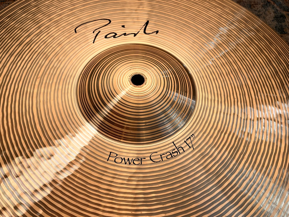 PAISTE SIGNATURE Power Crash 17” PERFECT Shape! 1440 g PROJECTION! WHY PAY $500??