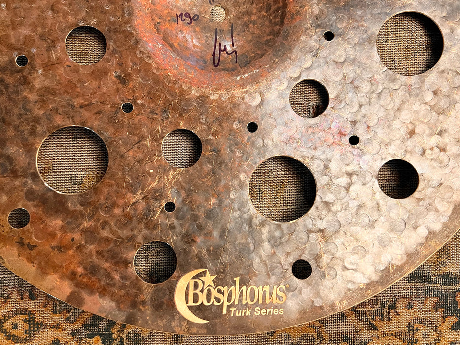 Bosphorus TURK Hand Hammered Effects Crash EFX 19” 1290 g COMPLEX THIN PERFECT And Hard To Find!