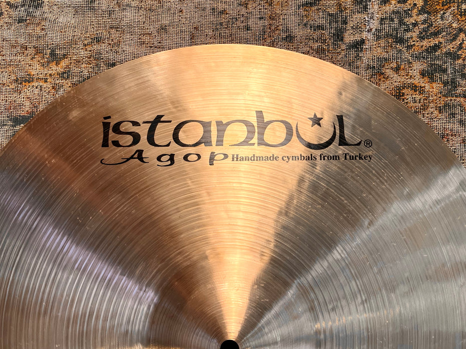 ISTANBUL AGOP Traditional DARK Crash 18” ONLY 1366 g PERFECT! Golden Glowing Dark! FULL!