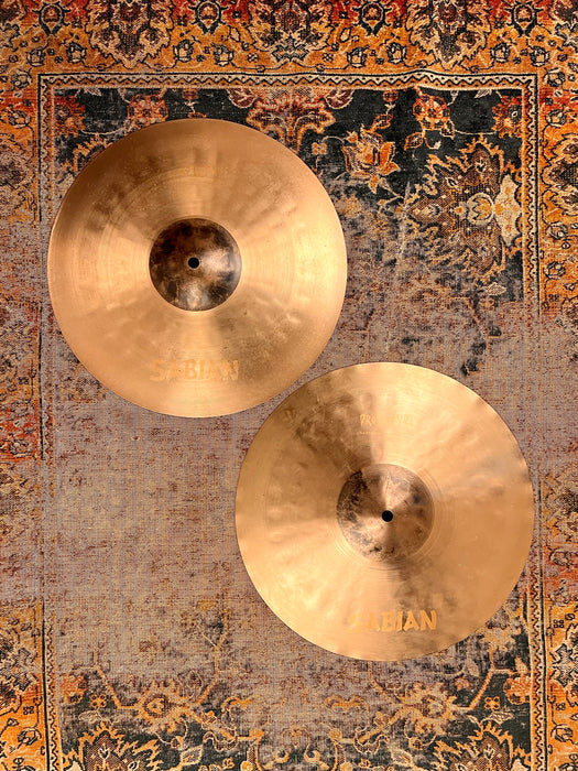 UNIQUE Sabian PROTOTYPE PARAGON HHX X CELERATOR Hihats 14” 984 1516 g ICONIC GOLD LOGO