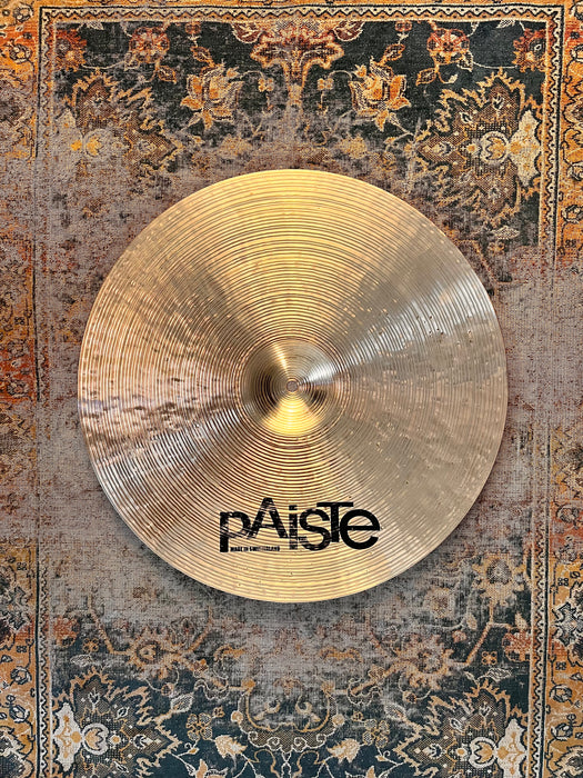 Rare Discontinued Paiste ORIGINAL Twenty Series Factory CRASH 19” 1944 g CLEAN! FULL TONE!