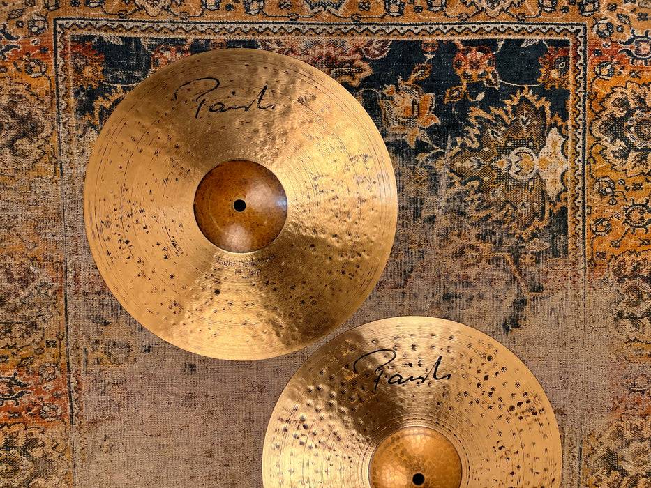 PAISTE SIGNATURE LIGHT DARK HIHATS 14” 924 1188 g THE FAMOUS!! Ultra Rare! Clean Complex!