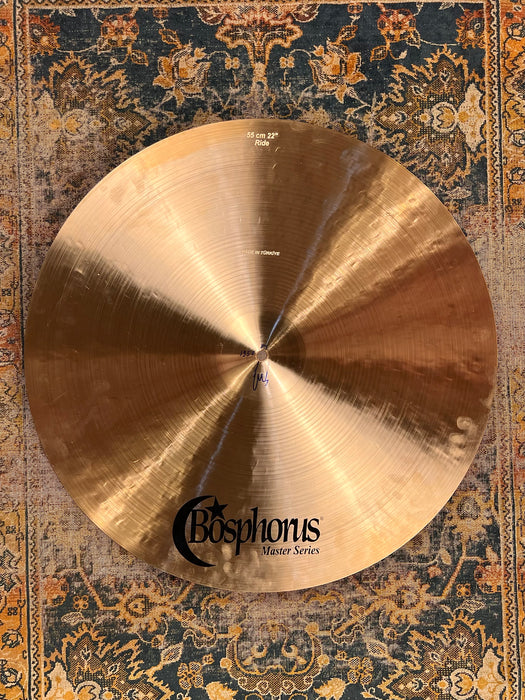 Super Light Complex Bosphorus MASTER 22” THIN Ride 1950 g Paper-Y Glowing IMMACULATE