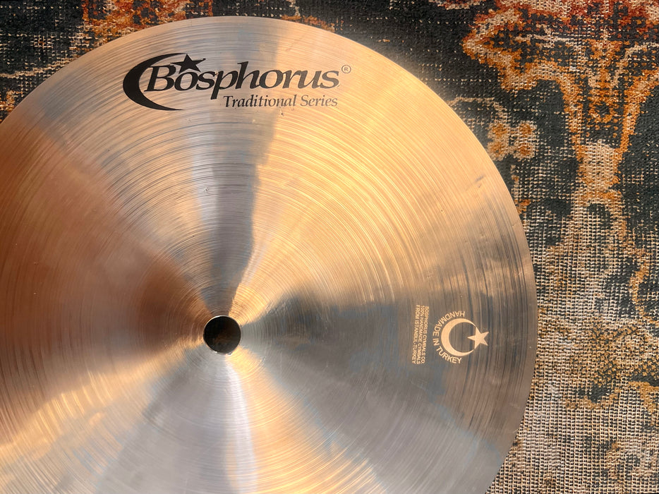 One of the THINNEST Bosphorus Traditional 9” SPLASH Cymbal Only 156 g SUPER Bendable LIGHT